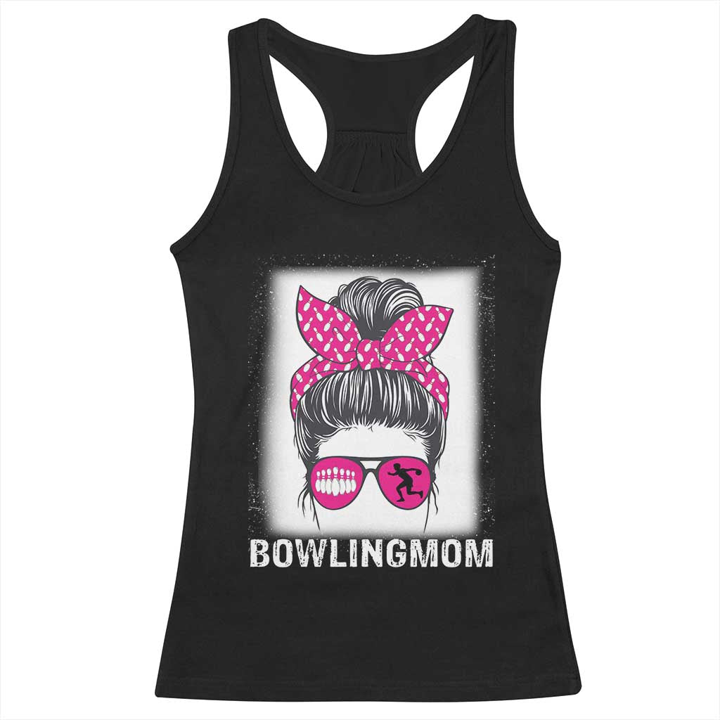 Bowling Mom Life Racerback Tank Top Funny Bowler Gift - Wonder Print Shop