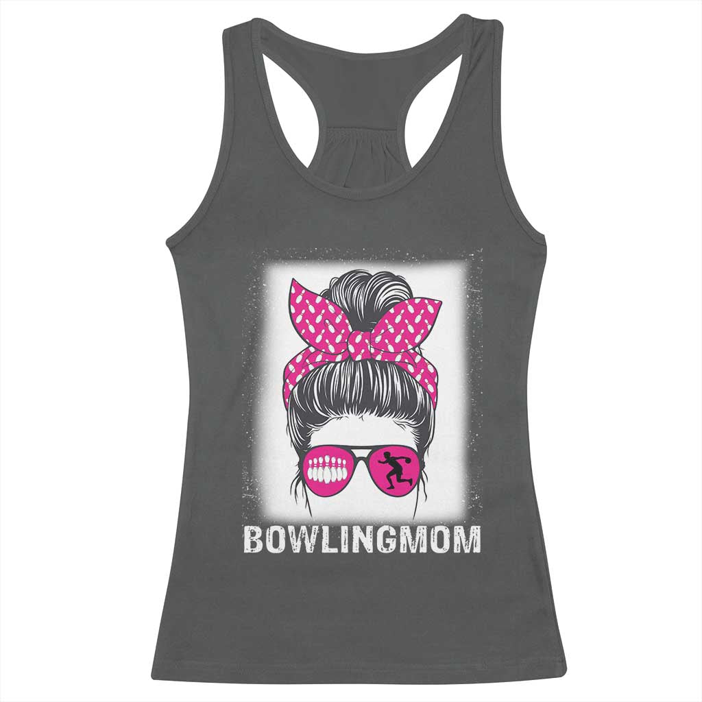 Bowling Mom Life Racerback Tank Top Funny Bowler Gift - Wonder Print Shop