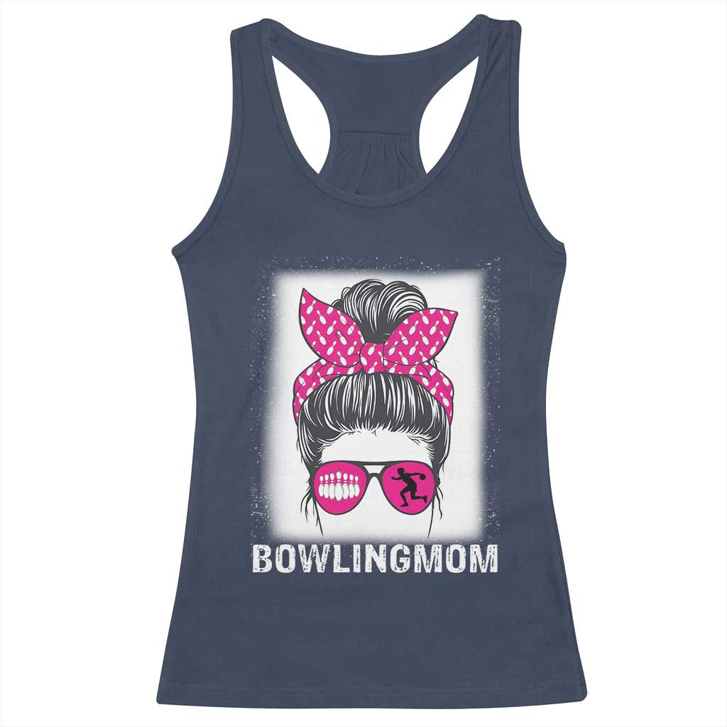Bowling Mom Life Racerback Tank Top Funny Bowler Gift - Wonder Print Shop