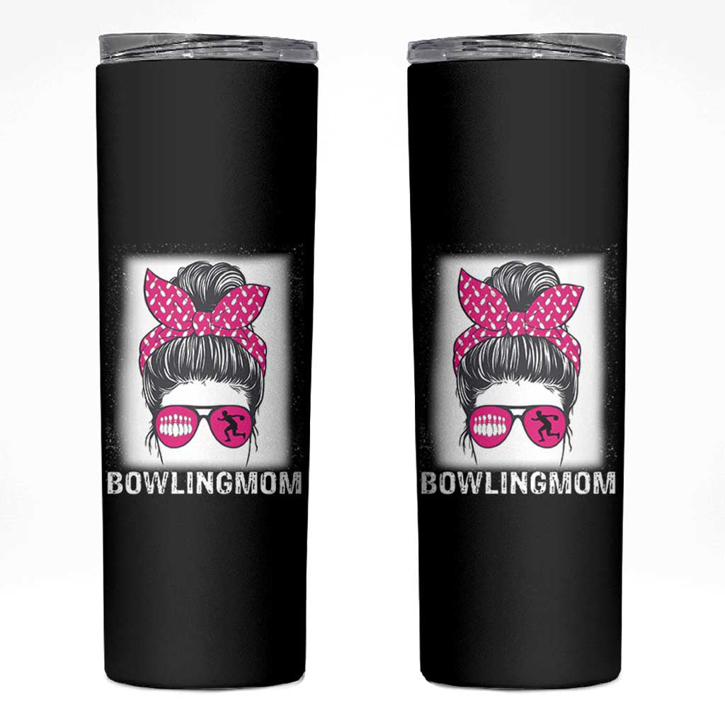 Bowling Mom Life Skinny Tumbler Funny Bowler Gift - Wonder Print Shop