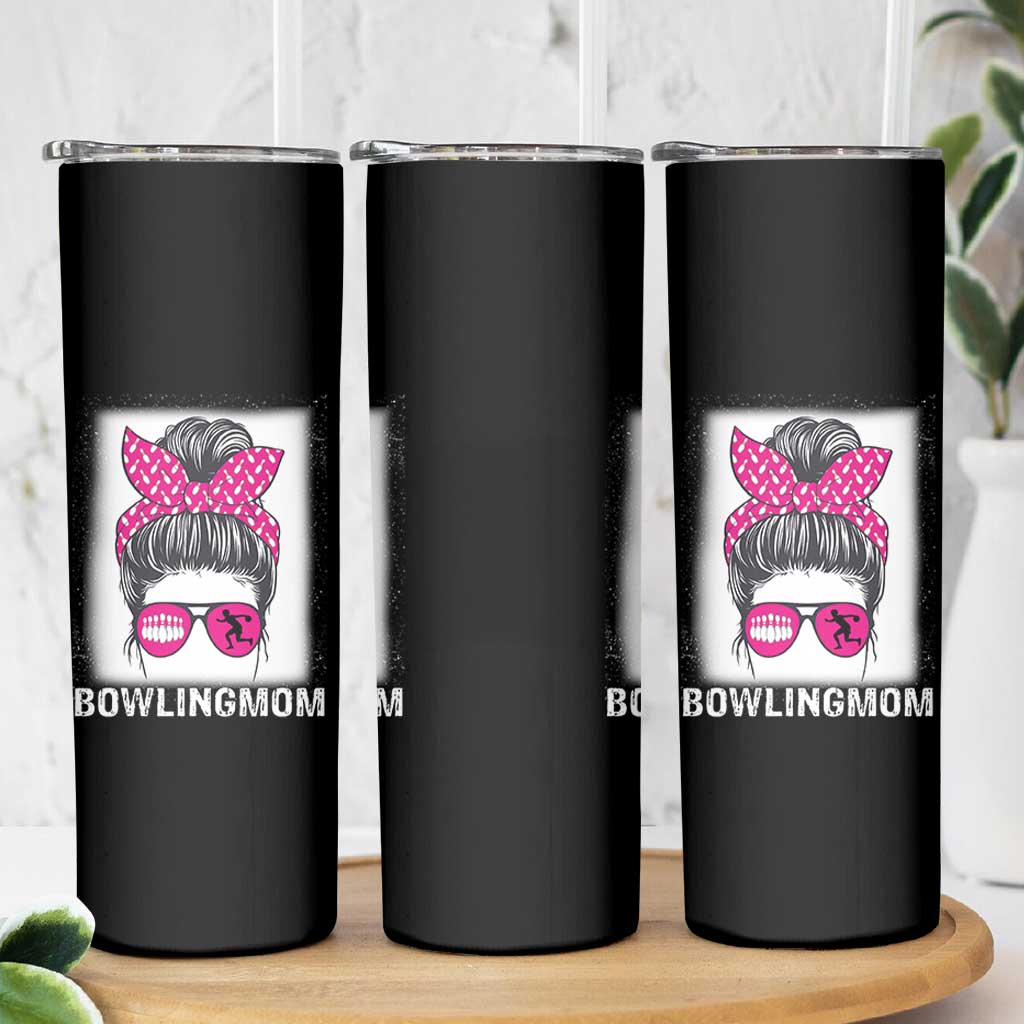 Bowling Mom Life Skinny Tumbler Funny Bowler Gift - Wonder Print Shop