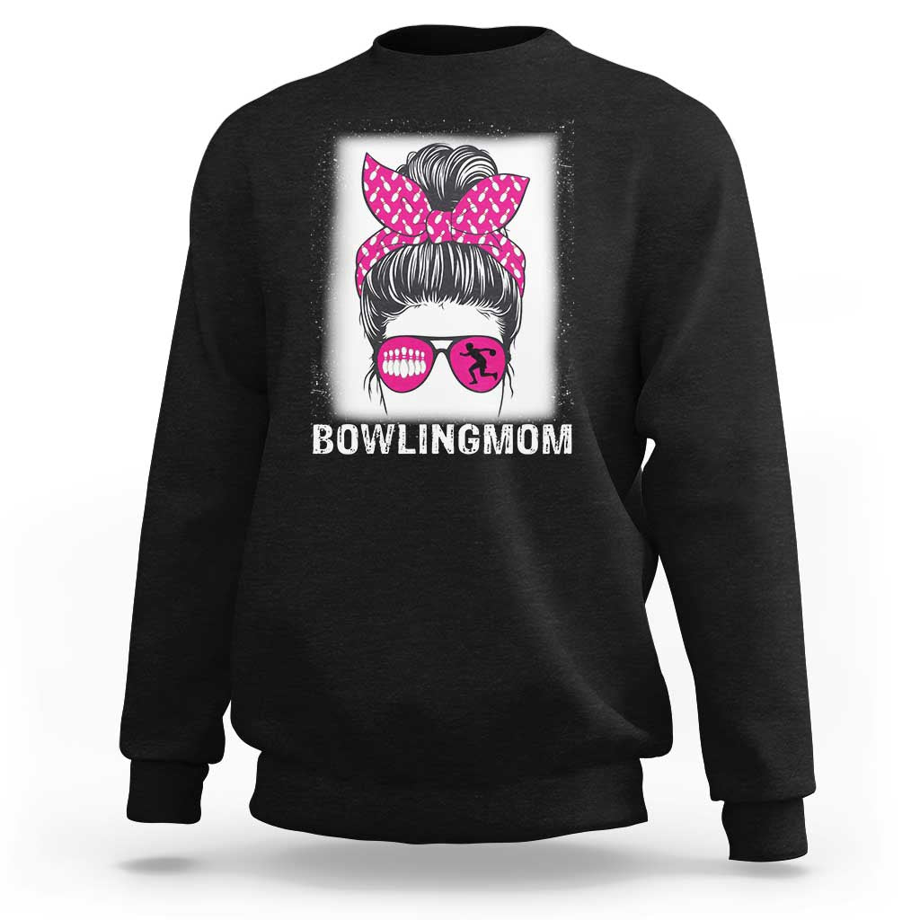 Bowling Mom Life Sweatshirt Funny Bowler Gift - Wonder Print Shop