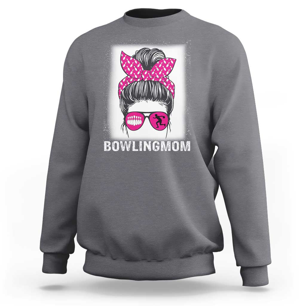 Bowling Mom Life Sweatshirt Funny Bowler Gift - Wonder Print Shop