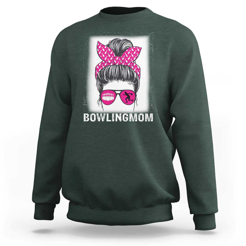 Bowling Mom Life Sweatshirt Funny Bowler Gift - Wonder Print Shop