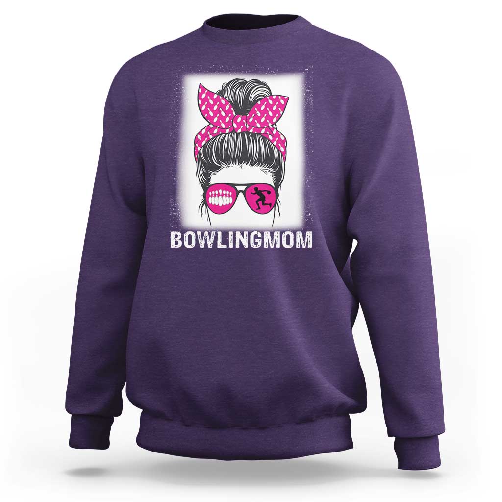 Bowling Mom Life Sweatshirt Funny Bowler Gift - Wonder Print Shop