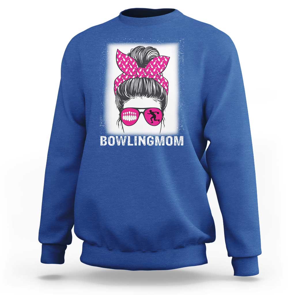 Bowling Mom Life Sweatshirt Funny Bowler Gift - Wonder Print Shop