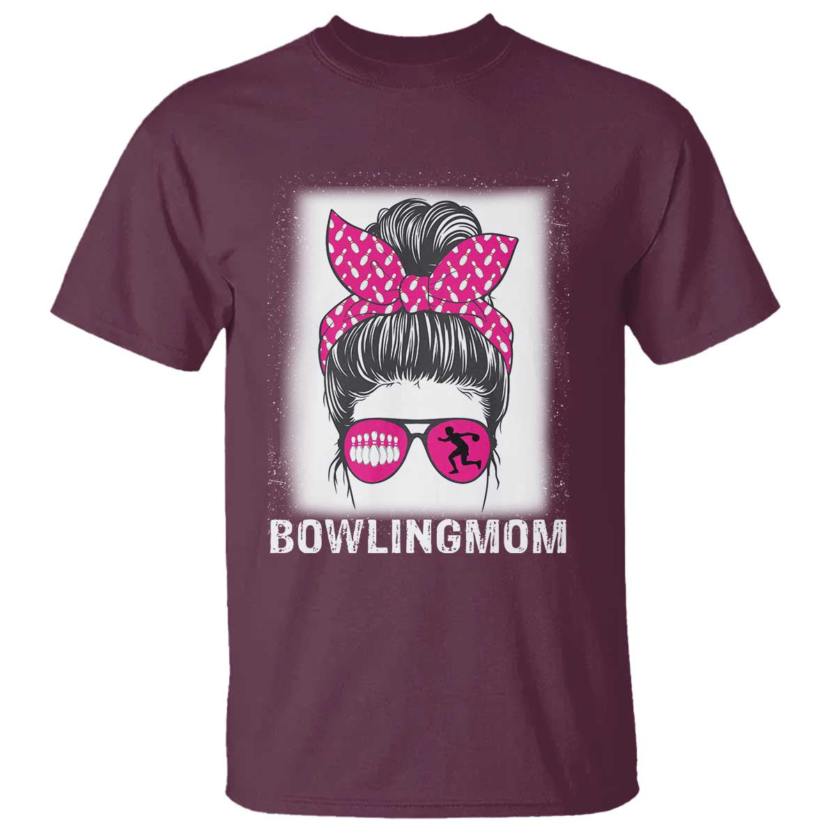 Bowling Mom Life T Shirt Funny Bowler Gift - Wonder Print Shop