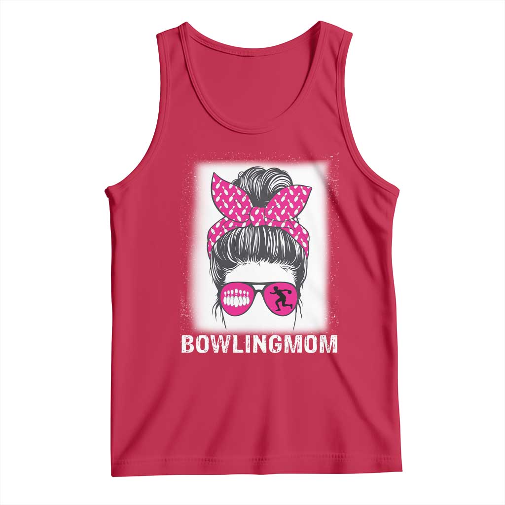 Bowling Mom Life Tank Top Funny Bowler Gift - Wonder Print Shop