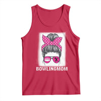 Bowling Mom Life Tank Top Funny Bowler Gift - Wonder Print Shop