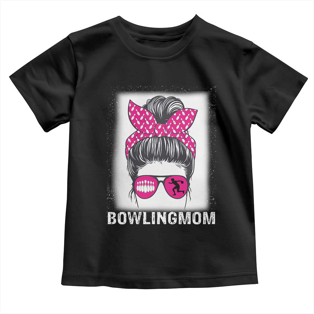 Bowling Mom Life Toddler T Shirt Funny Bowler Gift - Wonder Print Shop