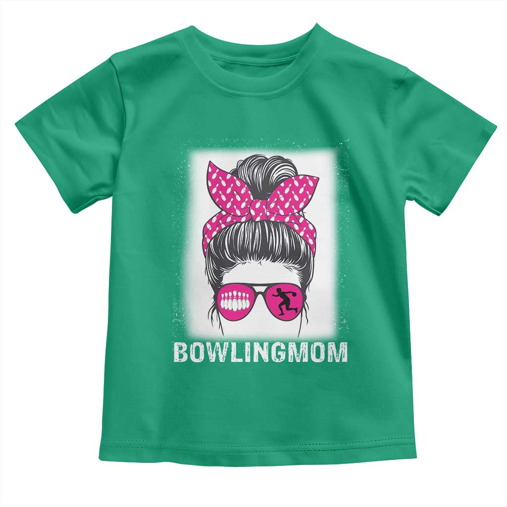 Bowling Mom Life Toddler T Shirt Funny Bowler Gift - Wonder Print Shop