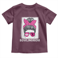 Bowling Mom Life Toddler T Shirt Funny Bowler Gift - Wonder Print Shop