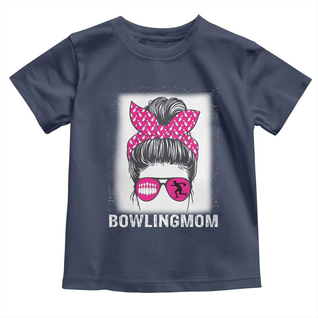 Bowling Mom Life Toddler T Shirt Funny Bowler Gift - Wonder Print Shop