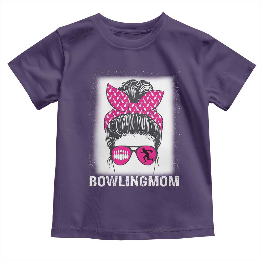 Bowling Mom Life Toddler T Shirt Funny Bowler Gift - Wonder Print Shop