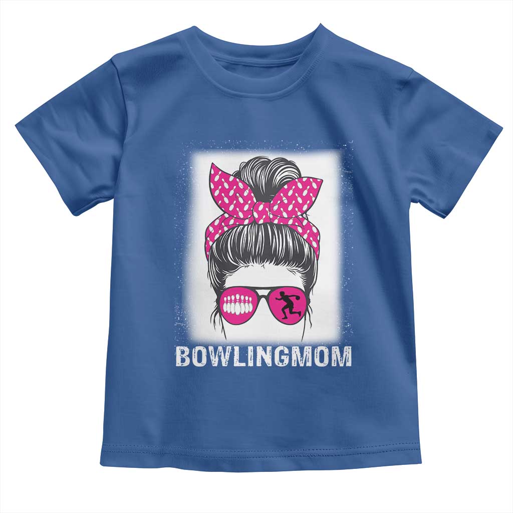 Bowling Mom Life Toddler T Shirt Funny Bowler Gift - Wonder Print Shop
