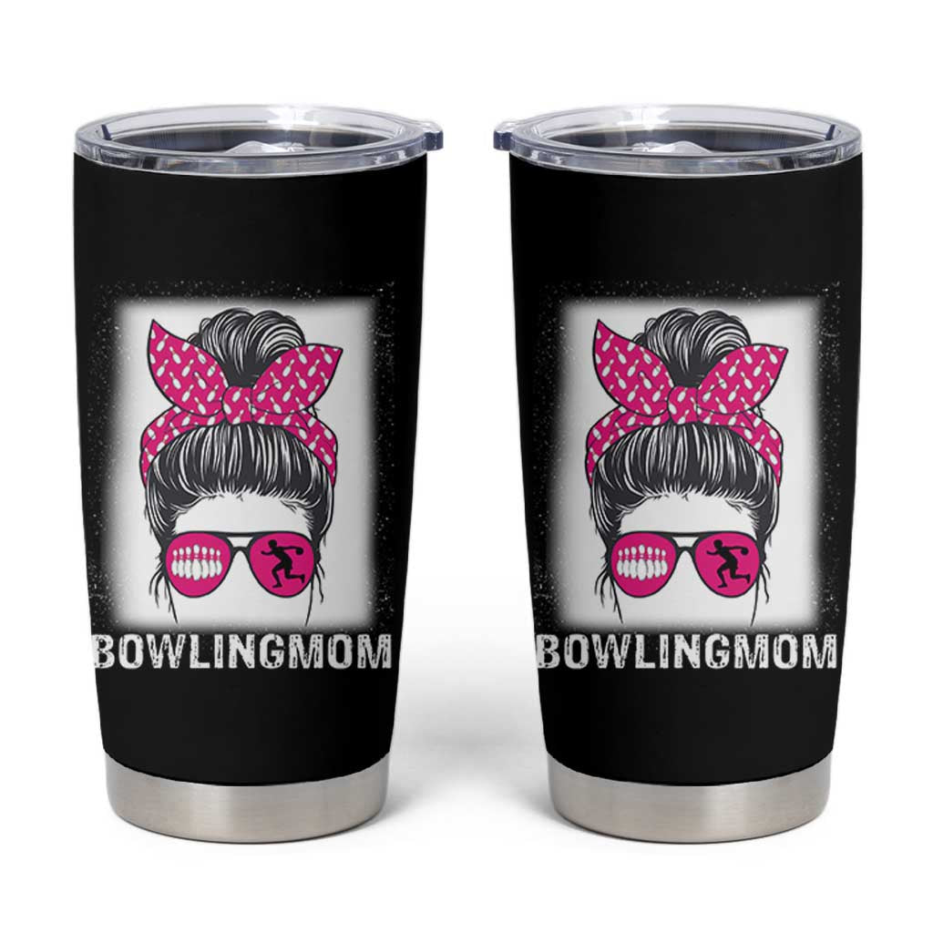 Bowling Mom Life Tumbler Cup Funny Bowler Gift - Wonder Print Shop