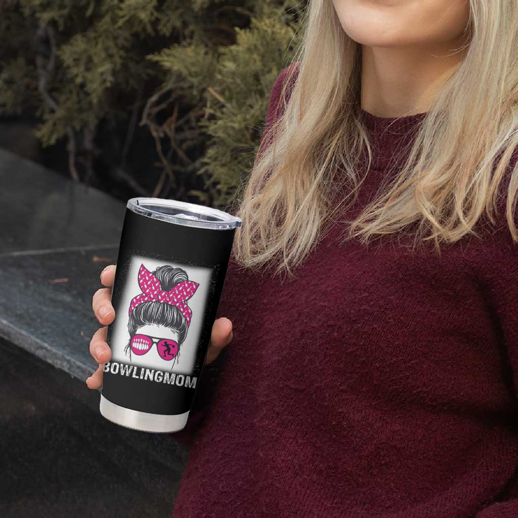 Bowling Mom Life Tumbler Cup Funny Bowler Gift - Wonder Print Shop