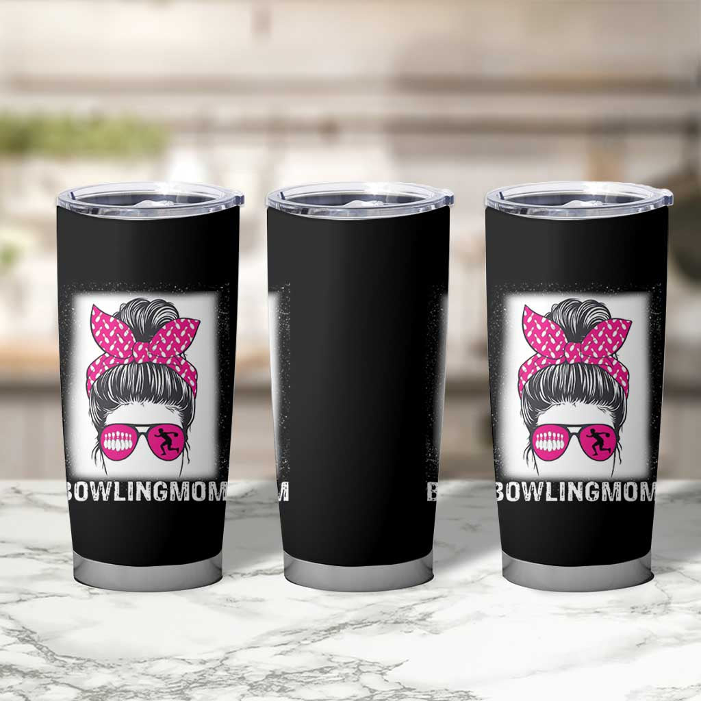 Bowling Mom Life Tumbler Cup Funny Bowler Gift - Wonder Print Shop