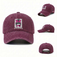 Bowling Mom Life Washed Cotton Baseball Cap Funny Bowler Gift