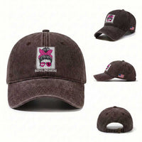 Bowling Mom Life Washed Cotton Baseball Cap Funny Bowler Gift