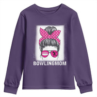 Bowling Mom Life Youth Sweatshirt Funny Bowler Gift - Wonder Print Shop