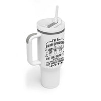 Funny Plant Lover Tumbler With Handle Im A Plantaholic On My Way To Get More Plants - Wonder Print Shop