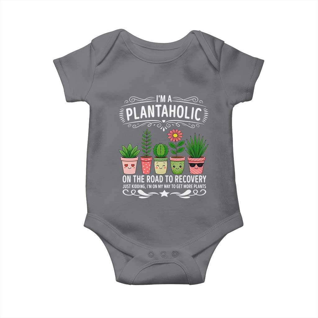 Funny Plantaholic Baby Onesie Im On My Way To Get More Plants - Wonder Print Shop