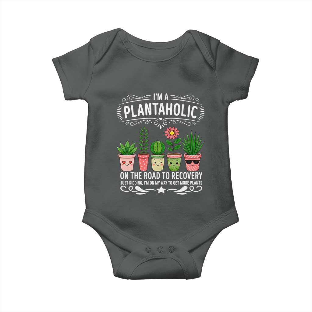 Funny Plantaholic Baby Onesie Im On My Way To Get More Plants - Wonder Print Shop