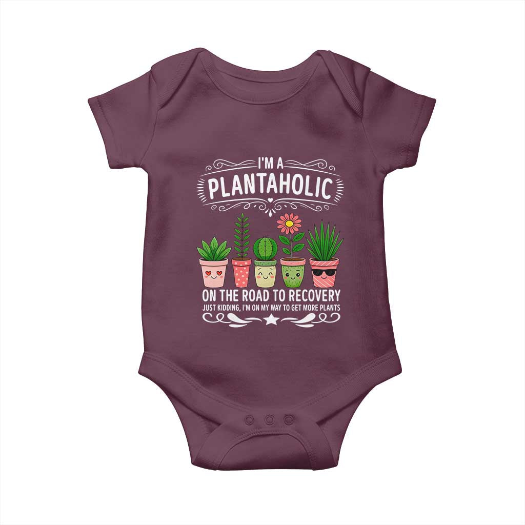 Funny Plantaholic Baby Onesie Im On My Way To Get More Plants - Wonder Print Shop