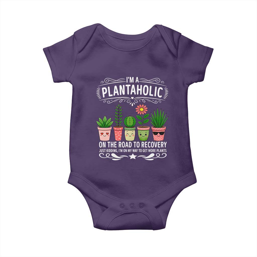 Funny Plantaholic Baby Onesie Im On My Way To Get More Plants - Wonder Print Shop