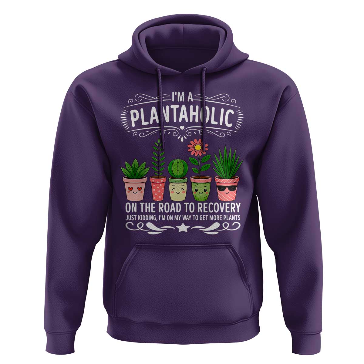 Funny Plantaholic Hoodie Im On My Way To Get More Plants - Wonder Print Shop