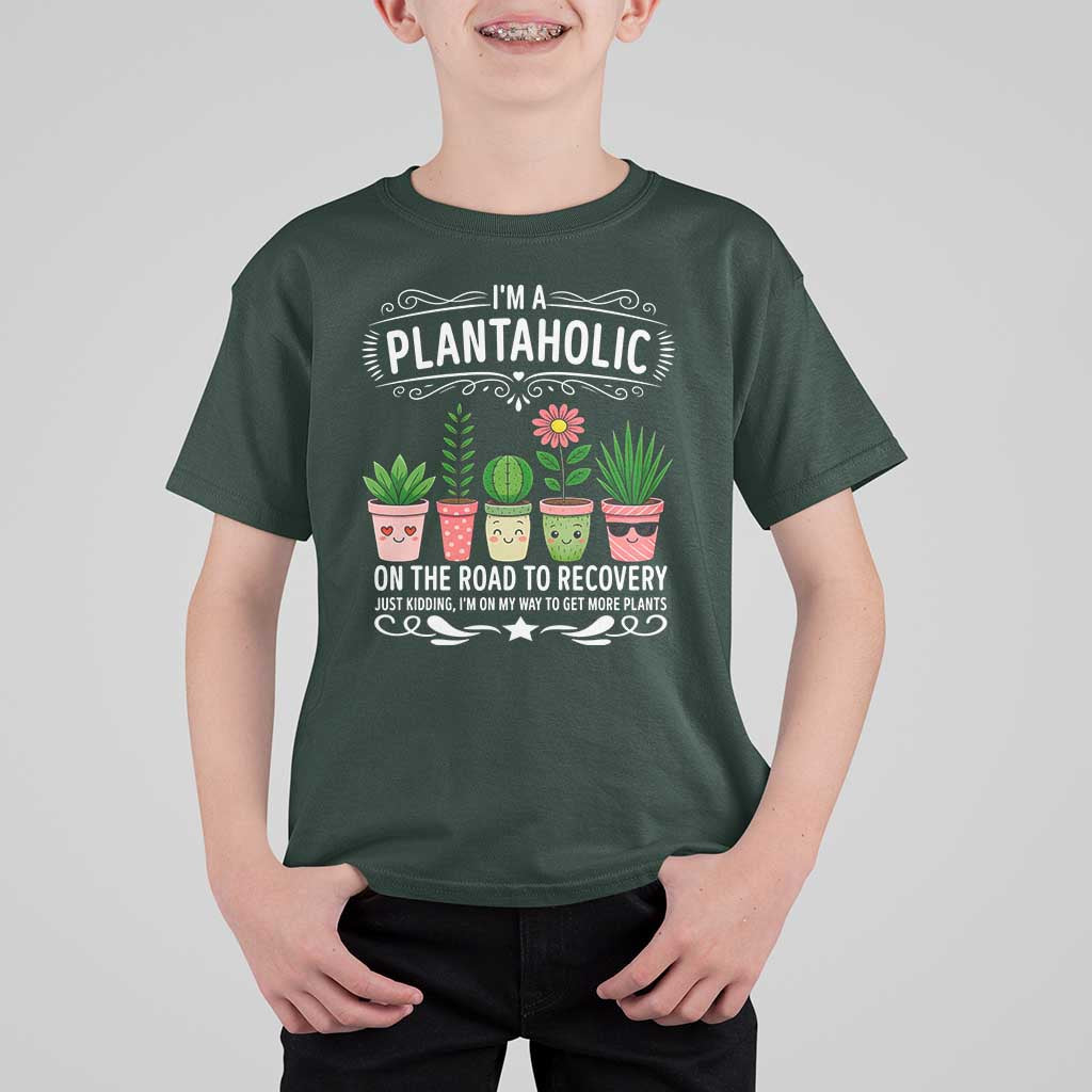 Funny Plantaholic T Shirt For Kid Im On My Way To Get More Plants - Wonder Print Shop