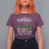 Funny Plantaholic T Shirt For Women Im On My Way To Get More Plants - Wonder Print Shop