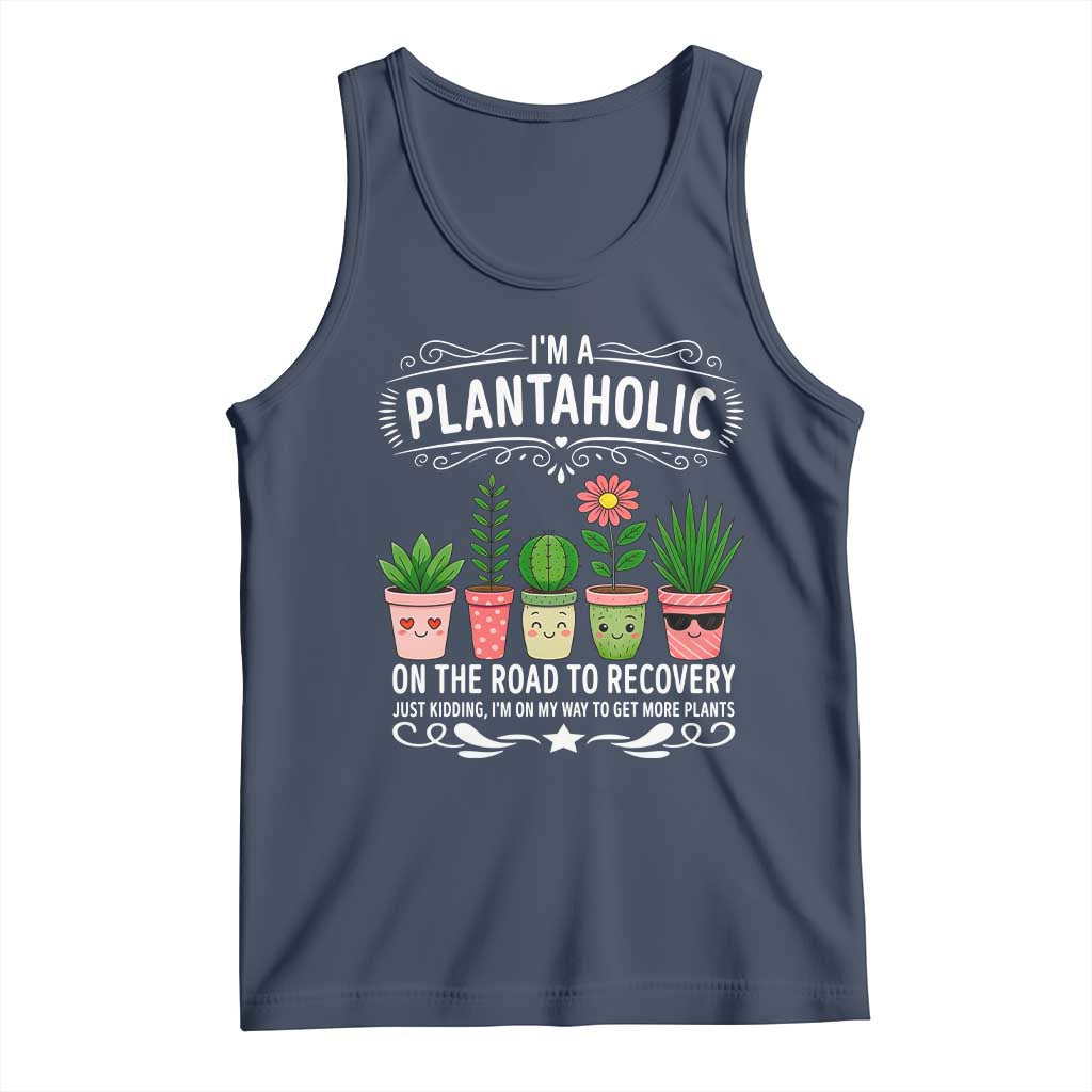 Funny Plantaholic Tank Top Im On My Way To Get More Plants - Wonder Print Shop