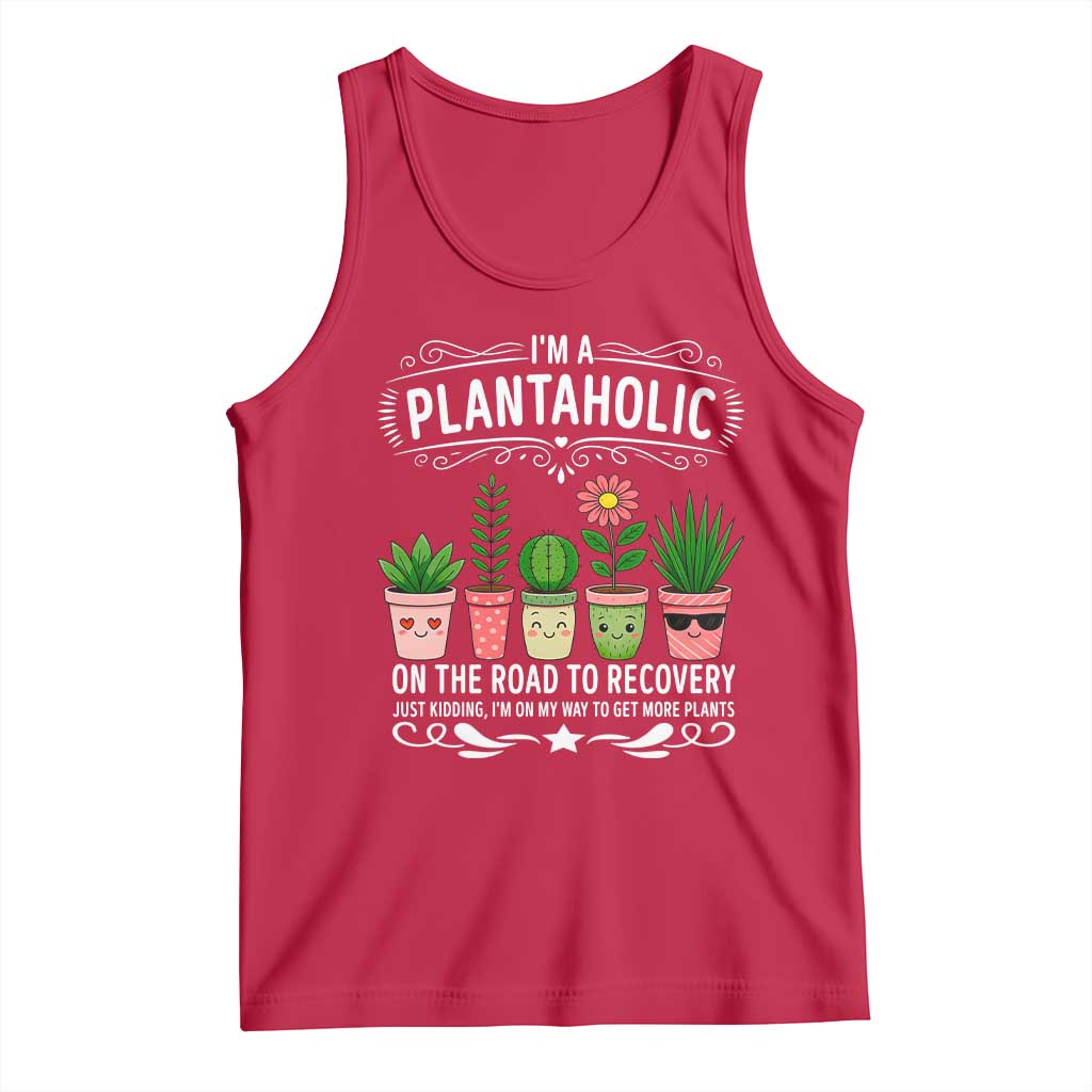 Funny Plantaholic Tank Top Im On My Way To Get More Plants - Wonder Print Shop