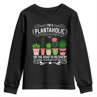 Funny Plantaholic Youth Sweatshirt Im On My Way To Get More Plants - Wonder Print Shop