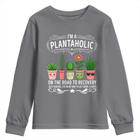 Funny Plantaholic Youth Sweatshirt Im On My Way To Get More Plants - Wonder Print Shop