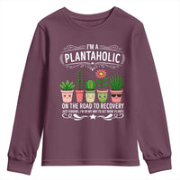 Funny Plantaholic Youth Sweatshirt Im On My Way To Get More Plants - Wonder Print Shop
