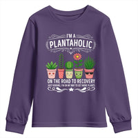 Funny Plantaholic Youth Sweatshirt Im On My Way To Get More Plants - Wonder Print Shop