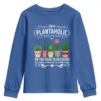 Funny Plantaholic Youth Sweatshirt Im On My Way To Get More Plants - Wonder Print Shop