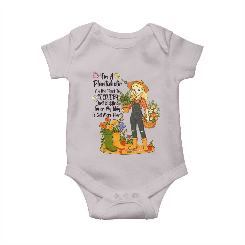 Plantaholic Baby Onesie Im On My Way To Get More Plants - Wonder Print Shop