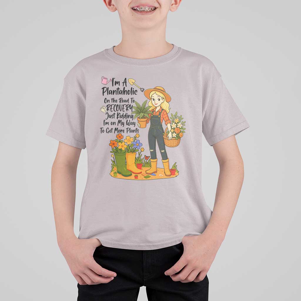 Plantaholic T Shirt For Kid Im On My Way To Get More Plants - Wonder Print Shop