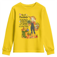 Plantaholic Youth Sweatshirt Im On My Way To Get More Plants - Wonder Print Shop