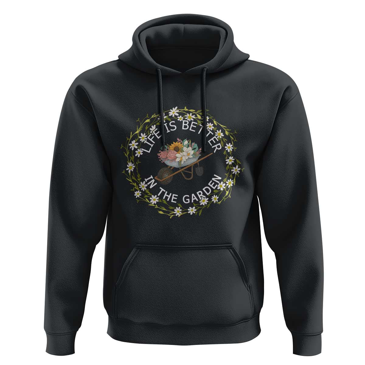 Gardening Lover Gift Hoodie Life Is Better In The Garden - Wonder Print Shop