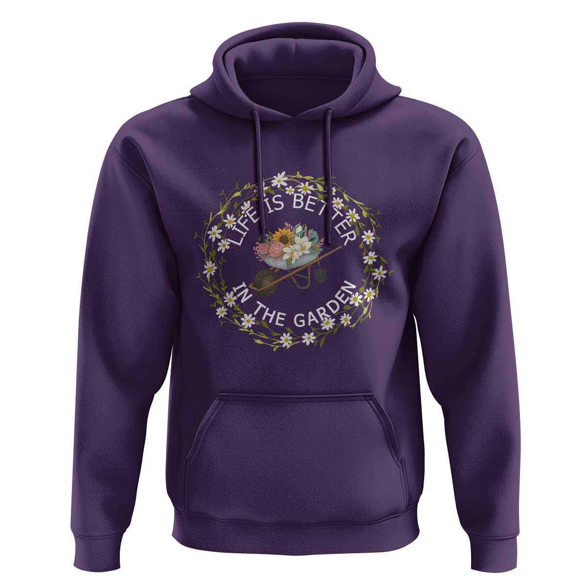 Gardening Lover Gift Hoodie Life Is Better In The Garden - Wonder Print Shop