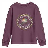 Gardening Lover Gift Youth Sweatshirt Life Is Better In The Garden - Wonder Print Shop