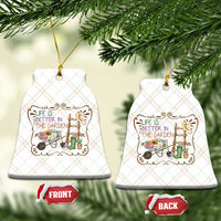 Life Is Better In The Garden Ceramic Ornament Funny Gardening Quote - Wonder Print Shop