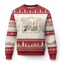 Life Is Better In The Garden Ugly Christmas Sweater Funny Gardening Quote - Wonder Print Shop