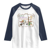 Life Is Better In The Garden Raglan Shirt Funny Gardening Quote - Wonder Print Shop