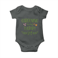 Gardening Is My Therapy Baby Onesie Funny Plant Lover - Wonder Print Shop